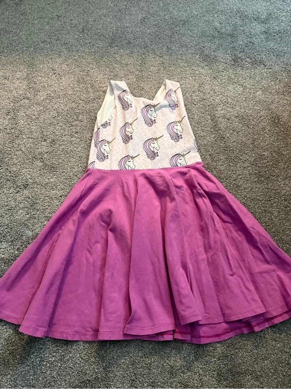 Malia + Kai Unicorn Print Twirl Dress Sz 6